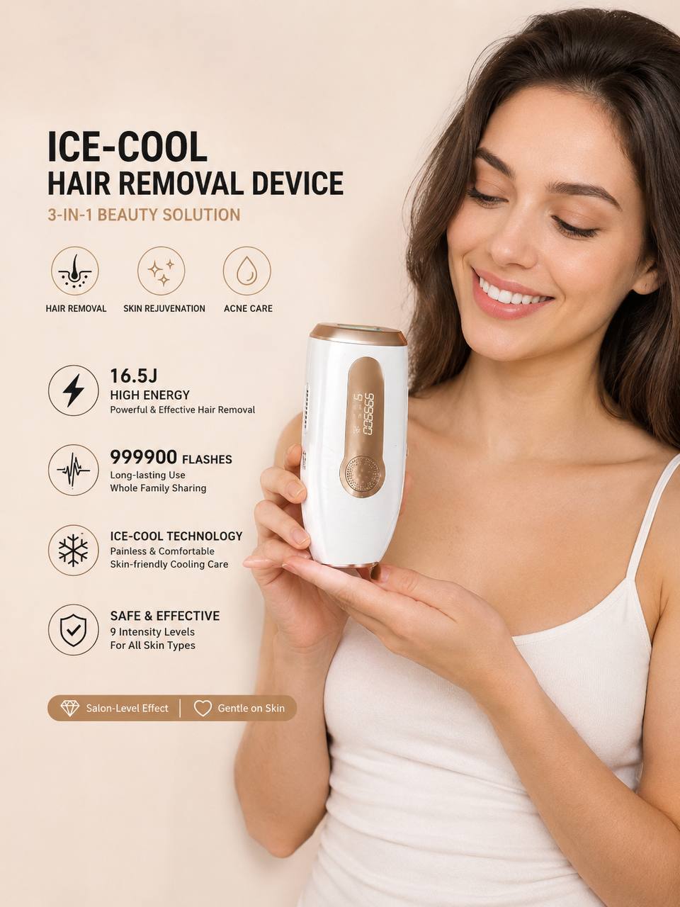 IPL IceCool Pro™ Hair Removal Device